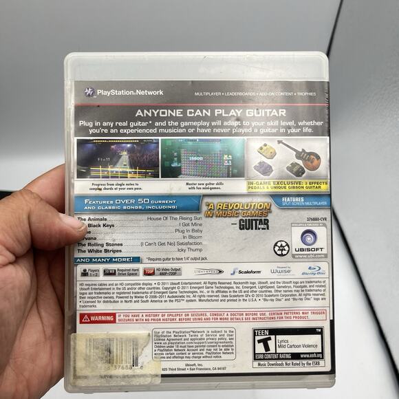 Rocksmith (PlayStation 3) Best Buy Complete In Box - Picture 6 of 6